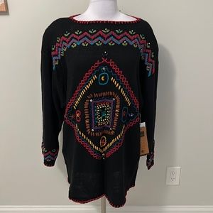 Carole Little Vintage Embellished Sweater